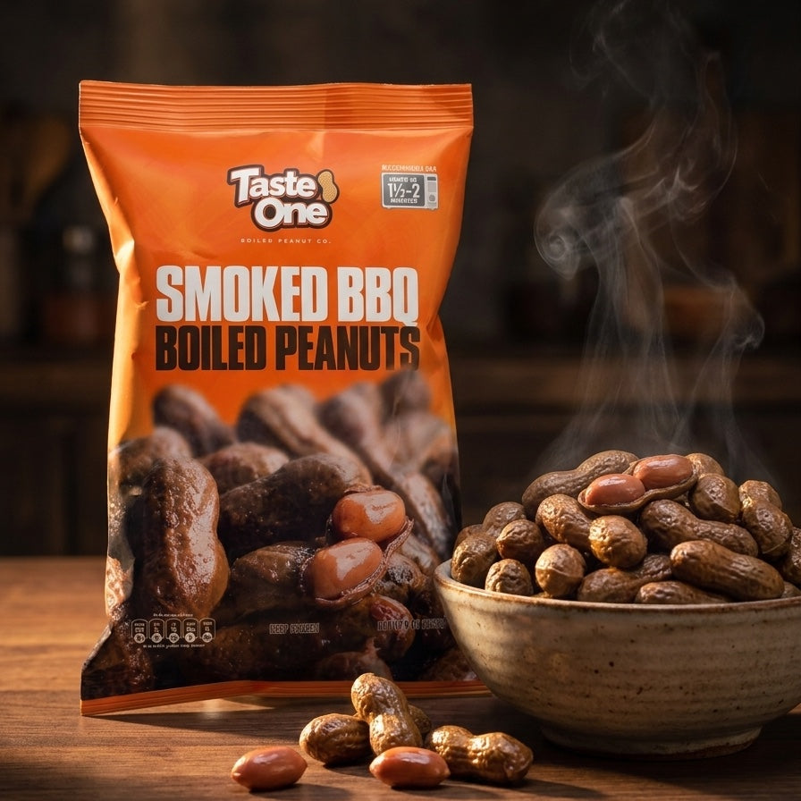 Smoked BBQ Boiled Peanuts — 10-Pack
